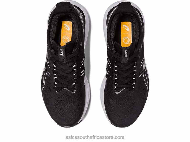 Women Asics Gel-Nimbus 25 LH4X02371 Black/Pure Silver