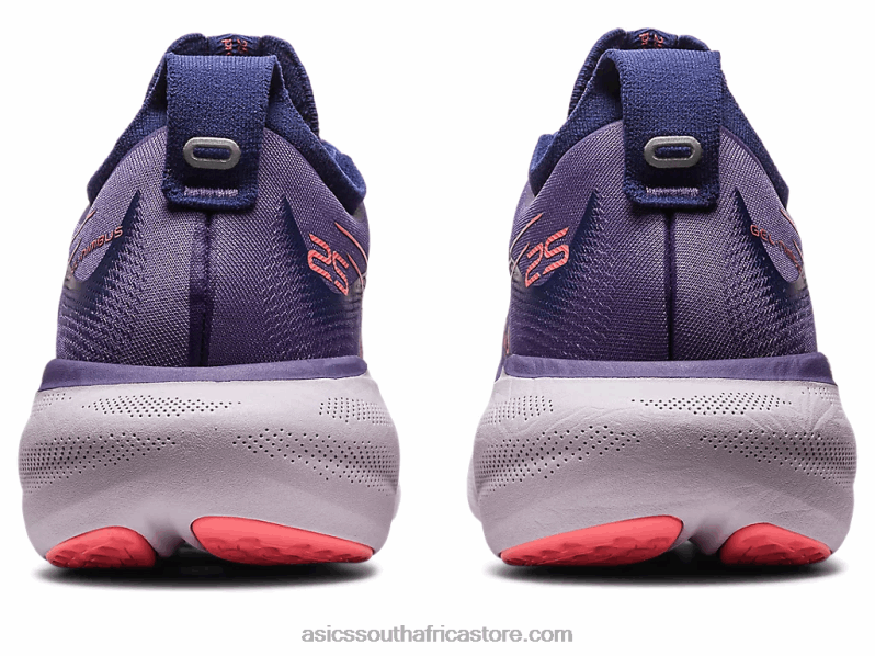 Women Asics Gel-Nimbus 25 LH4X02372 Dusty Purple/Papaya