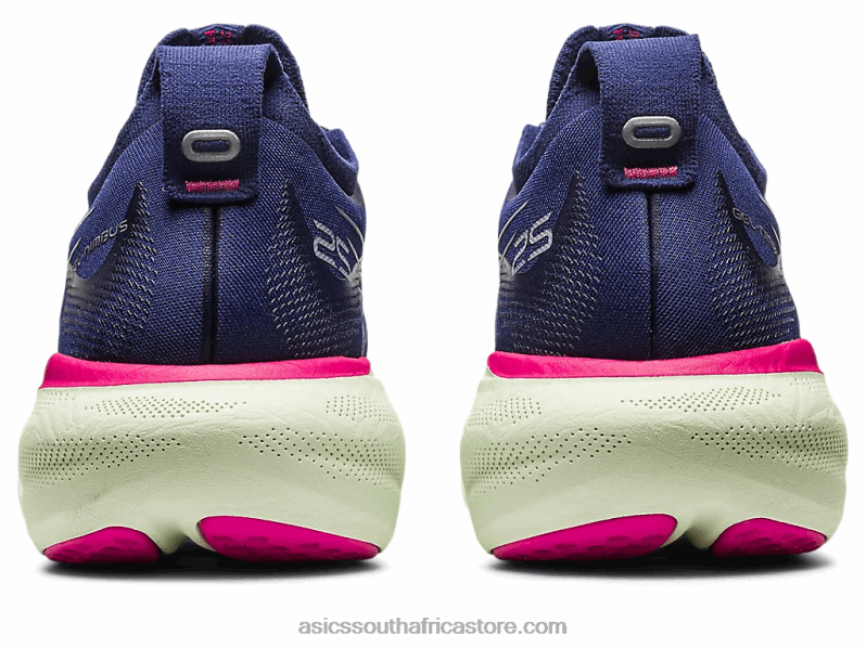 Women Asics Gel-Nimbus 25 LH4X02373 Indigo Blue/Pure Silver