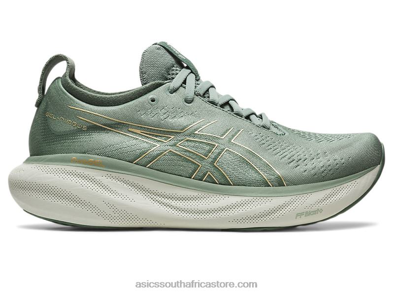 Women Asics Gel-Nimbus 25 LH4X02380 Slate Grey/Champagne