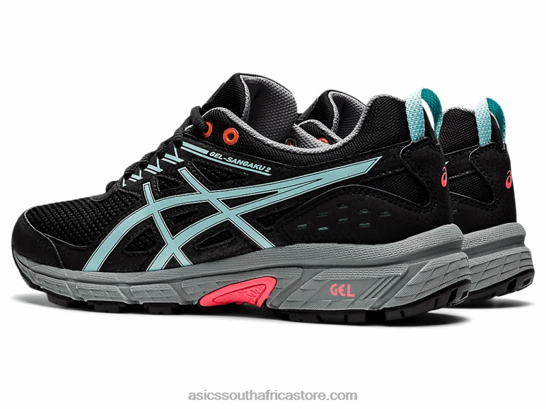 Women Asics Gel-Sangaku 2 LH4X02601 Black/Clear Blue
