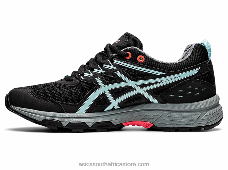 Women Asics Gel-Sangaku 2 LH4X02601 Black/Clear Blue