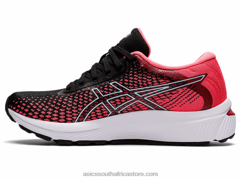Women Asics Gel-Stratus 2 Knit LH4X02663 Blazing Coral/Black