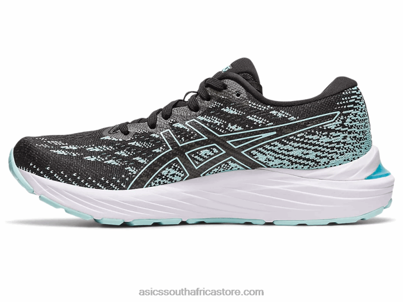 Women Asics Gel-Stratus 3 Knit LH4X02346 Black/Clear Blue