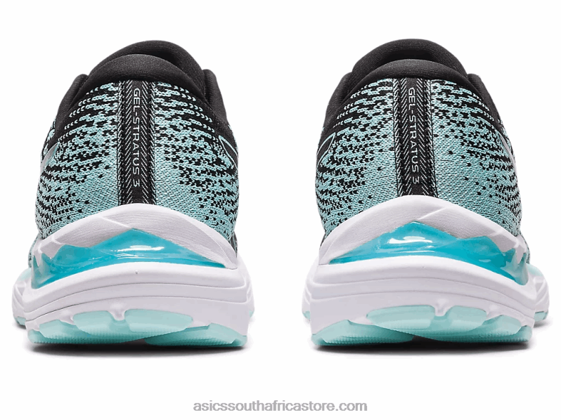 Women Asics Gel-Stratus 3 Knit LH4X02346 Black/Clear Blue