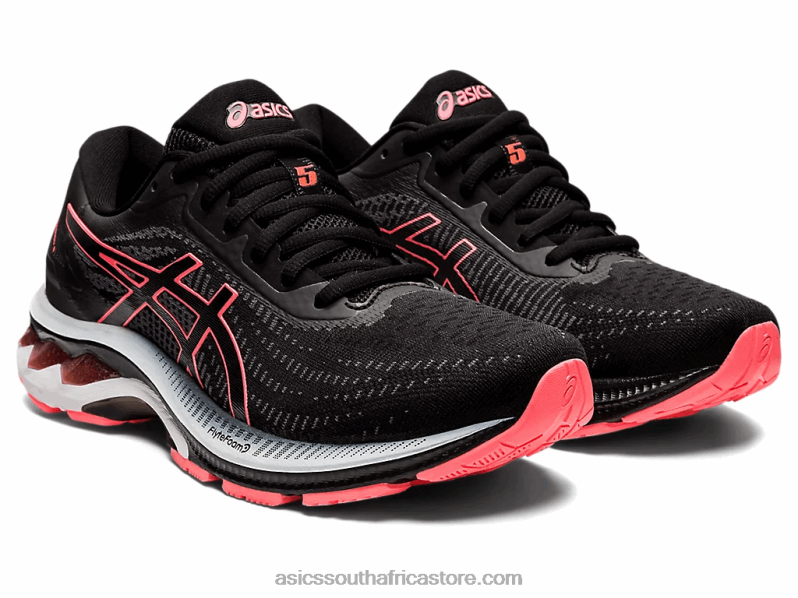 Women Asics Gel-Superion 5 LH4X02606 Black/Blazing Coral