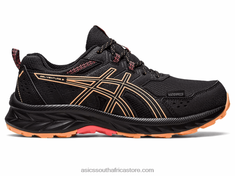 Women Asics Gel-Venture 9 Waterproof LH4X02228 Black/Summer Dune