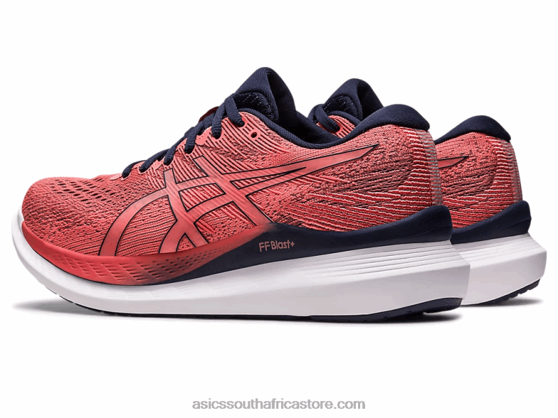 Women Asics Glideride 3 LH4X02201 Papaya/Midnight