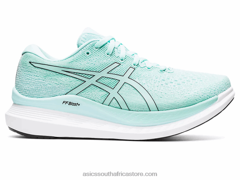 Women Asics Glideride 3 LH4X03054 Clear Blue/Black