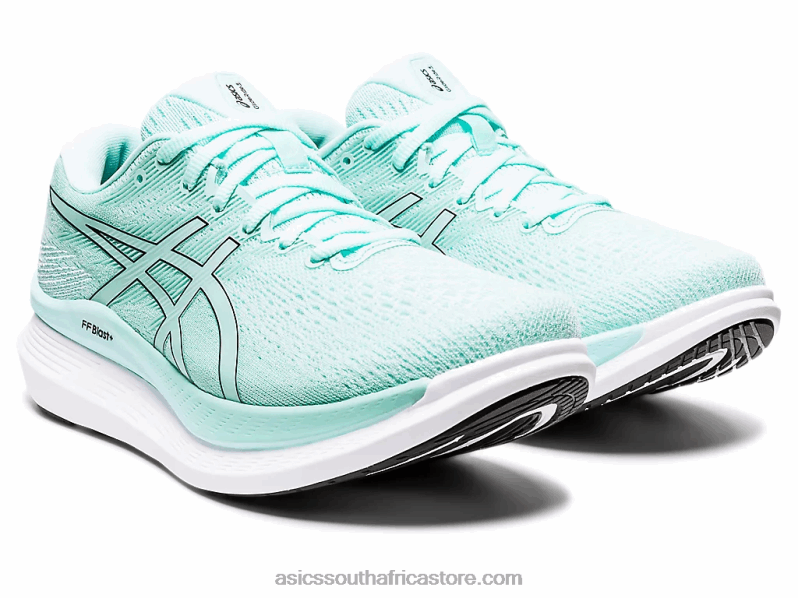 Women Asics Glideride 3 LH4X03054 Clear Blue/Black