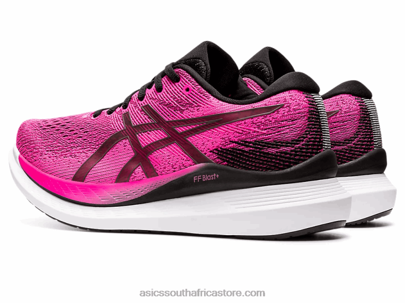 Women Asics Glideride 3 LH4X03106 Pink Glo/Black