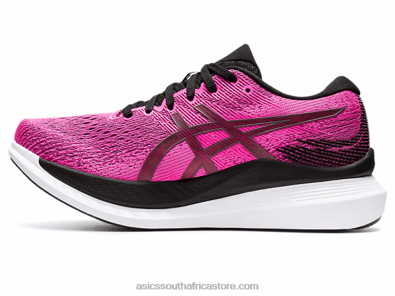 Women Asics Glideride 3 LH4X03106 Pink Glo/Black