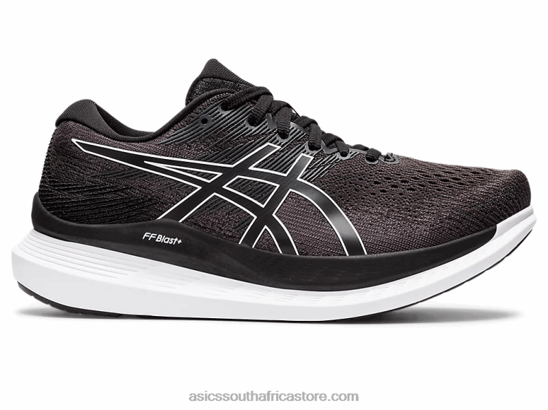 Women Asics Glideride 3 Wide LH4X02631 Black/White