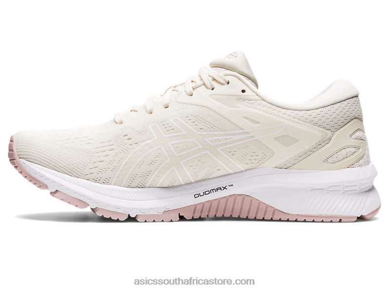 Women Asics Gt-1000 10 LH4X02644 Cream/Watershed Rose