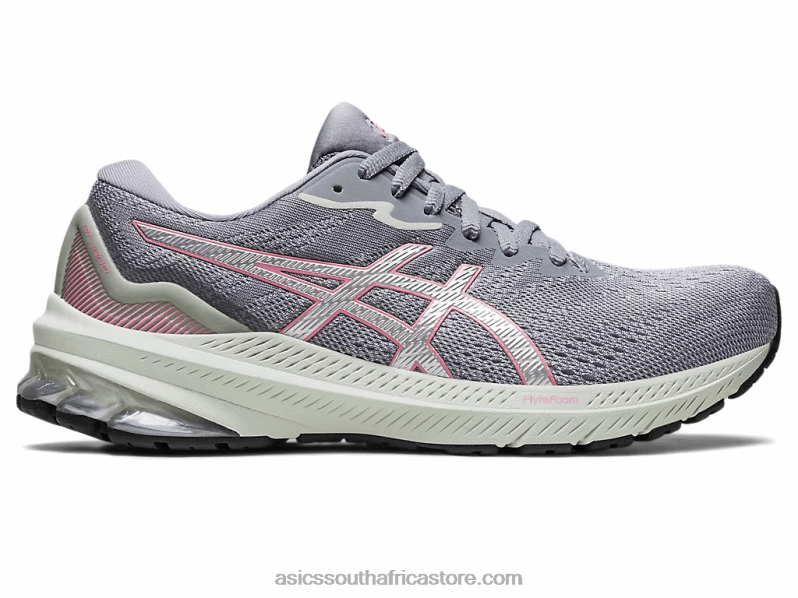 Women Asics Gt-1000 11 LH4X02276 Piedmont Grey/Pure Silver