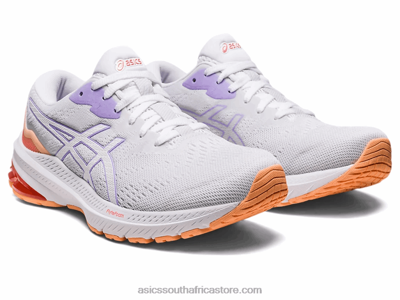 Women Asics Gt-1000 11 LH4X02429 White/Digital Violet