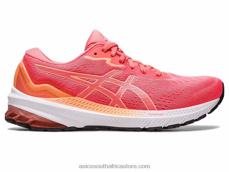 Women Asics Gt-1000 11 LH4X02449 Blazing Coral/Papaya