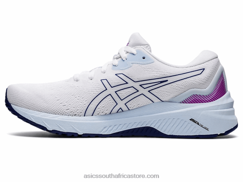 Women Asics Gt-1000 11 LH4X02973 White/Dive Blue
