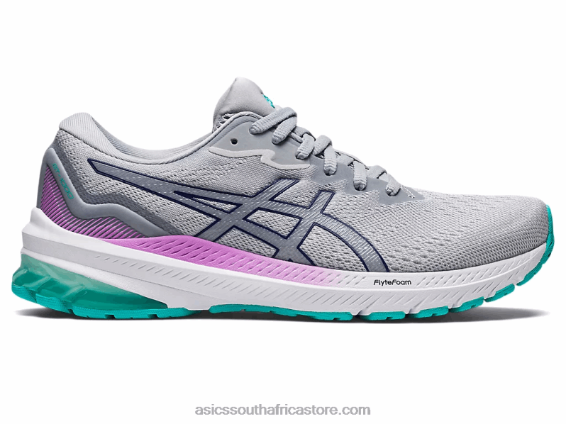 Women Asics Gt-1000 11 LH4X02987 Glacier Grey/Dive Blue