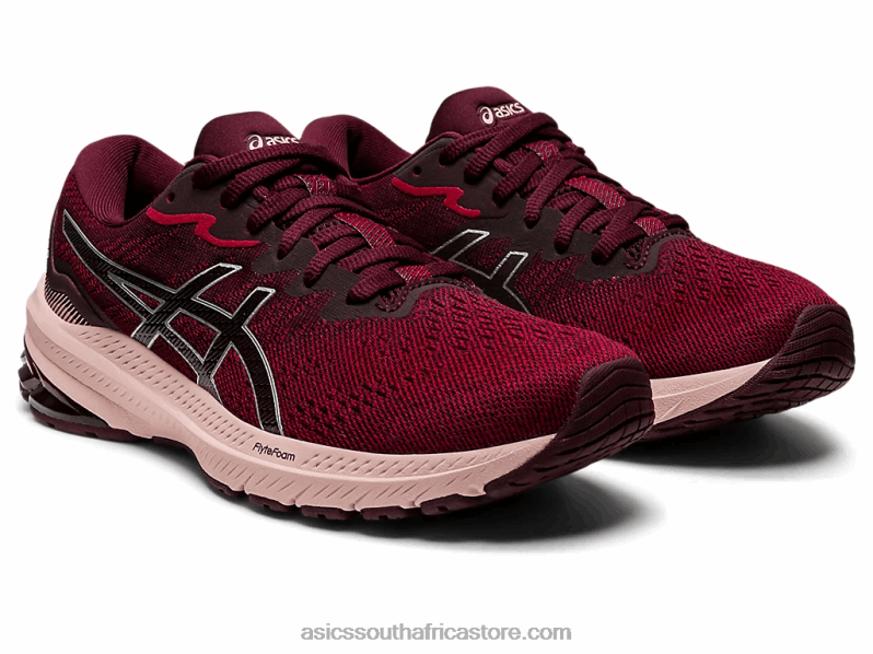 Women Asics Gt-1000 11 LH4X02995 Cranberry/Pure Silver