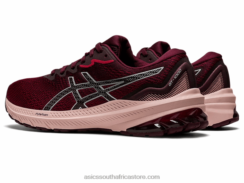 Women Asics Gt-1000 11 LH4X02995 Cranberry/Pure Silver