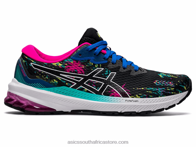 Women Asics Gt-1000 11 LH4X03204 Black/Pink Glo