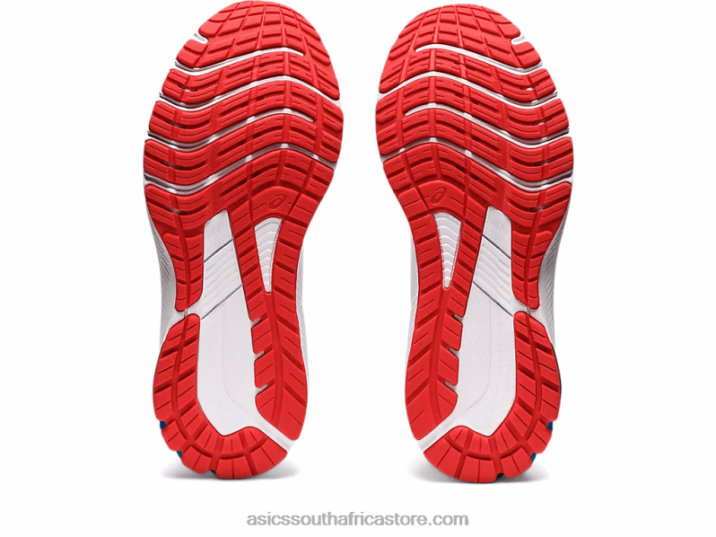 Women Asics Gt-1000 11 LH4X03210 White/Electric Red