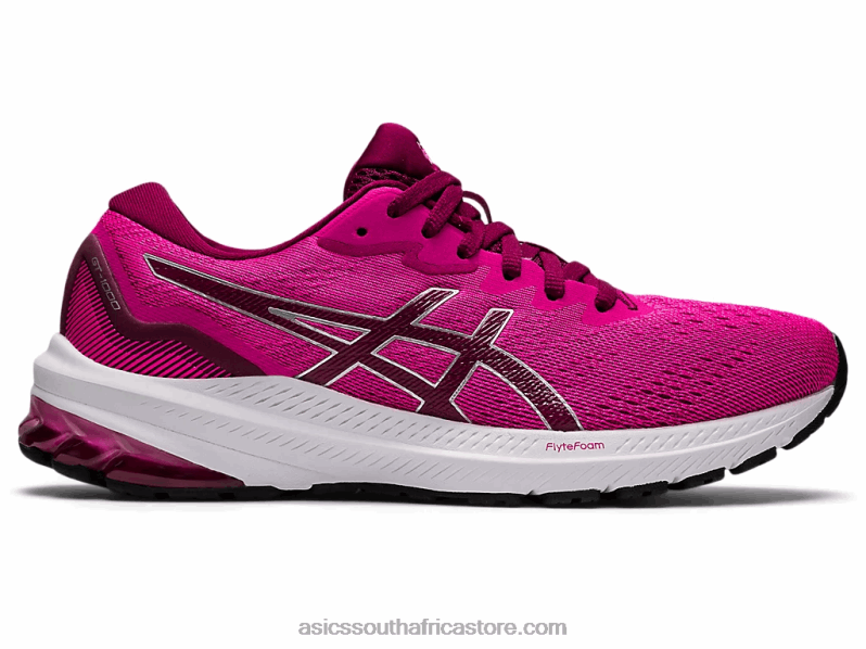 Women Asics Gt-1000 11 LH4X03211 Dried Berry/Pink Glo