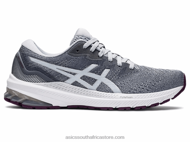 Women Asics Gt-1000 11 LH4X03216 Piedmont Grey/White