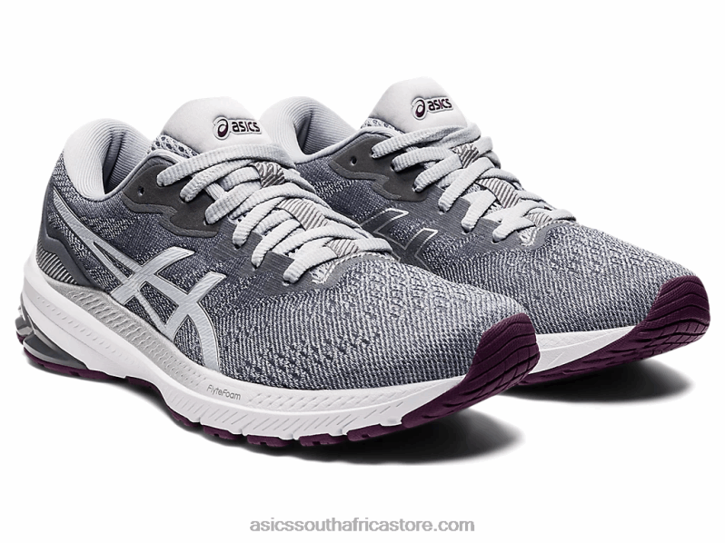 Women Asics Gt-1000 11 LH4X03216 Piedmont Grey/White