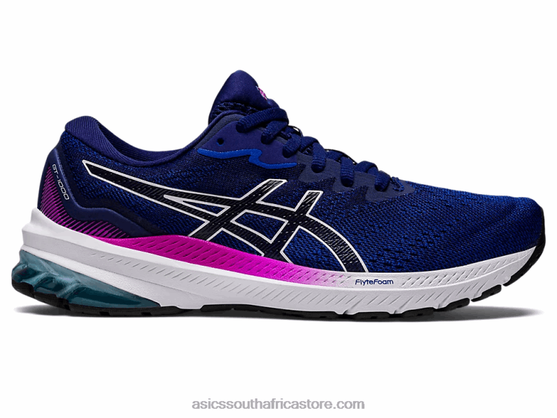 Women Asics Gt-1000 11 Wide LH4X02598 Lapis Lazuli Blue/Soft Sky