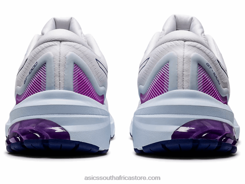 Women Asics Gt-1000 11 Wide LH4X02878 White/Dive Blue