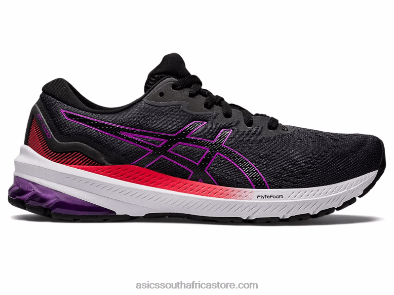 Women Asics Gt-1000 11 Wide LH4X02913 Black/Orchid