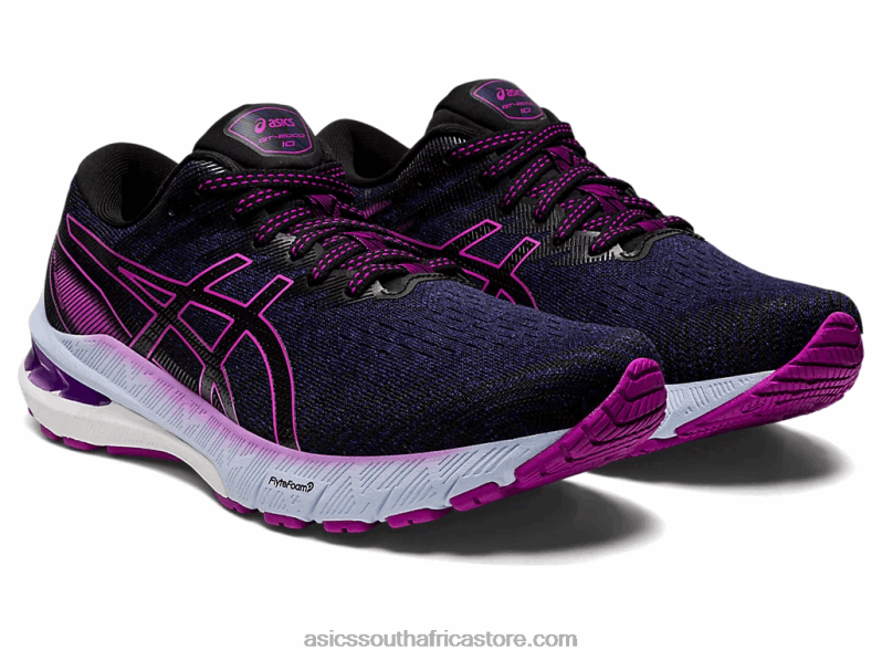 Women Asics Gt-2000 10 LH4X02679 Dive Blue/Orchid