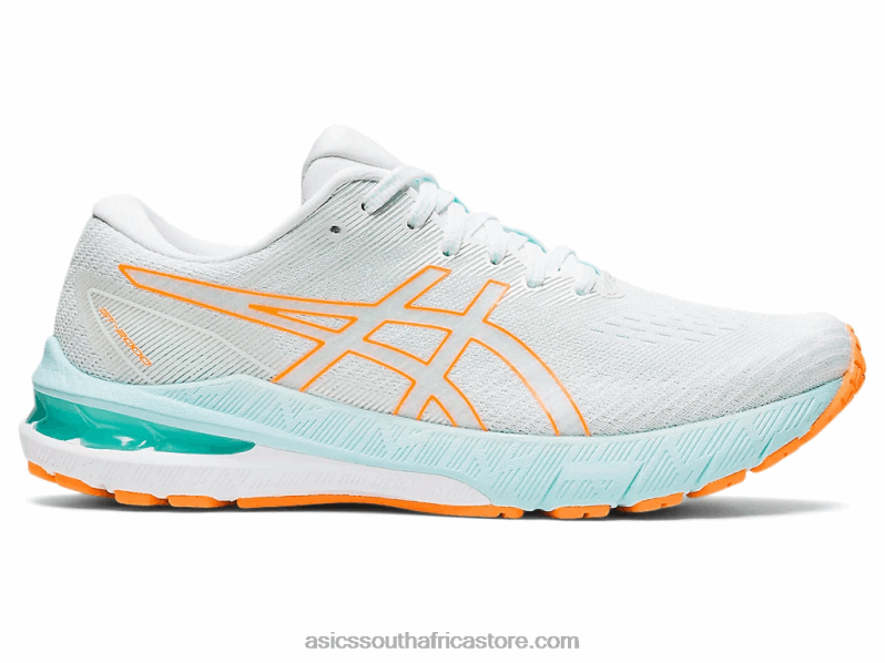 Women Asics Gt-2000 10 LH4X03236 Soothing Sea/Orange Pop