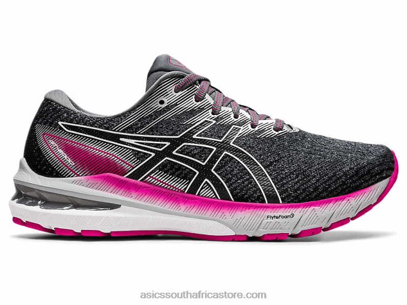 Women Asics Gt-2000 10 LH4X03681 Sheet Rock/Pink Rave