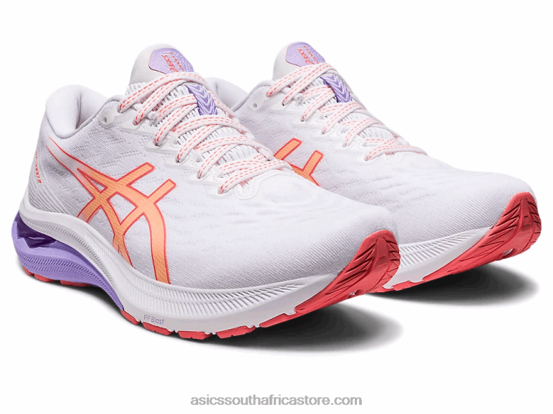 Women Asics Gt-2000 11 LH4X02193 White/Summer Dune