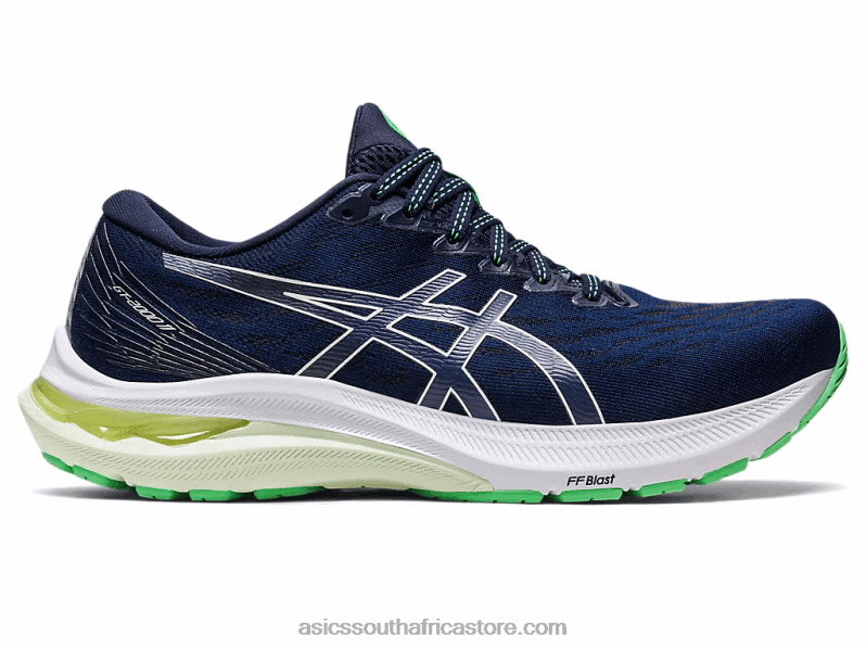 Women Asics Gt-2000 11 LH4X02642 Midnight/Whisper Green