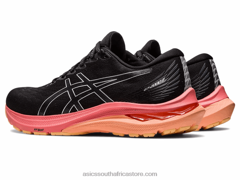 Women Asics Gt-2000 11 LH4X02648 Black/Pure Silver