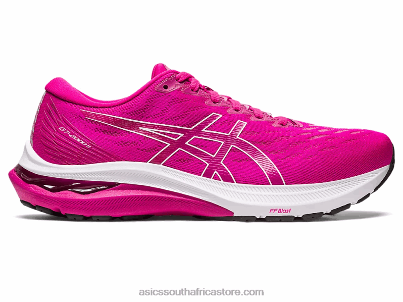 Women Asics Gt-2000 11 LH4X02650 Pink Rave/Plum