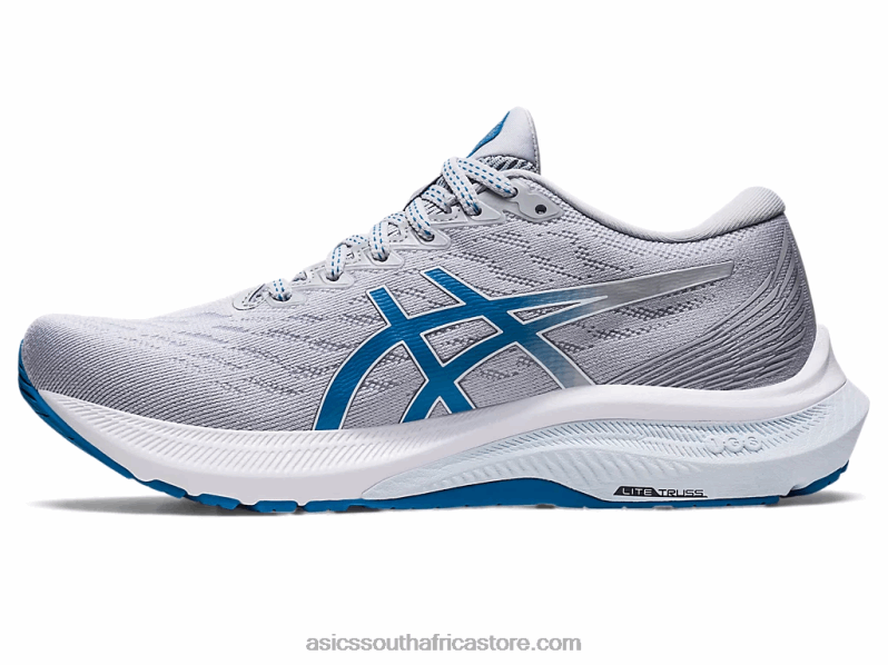 Women Asics Gt-2000 11 Wide LH4X02654 Piedmont Grey/Reborn Blue