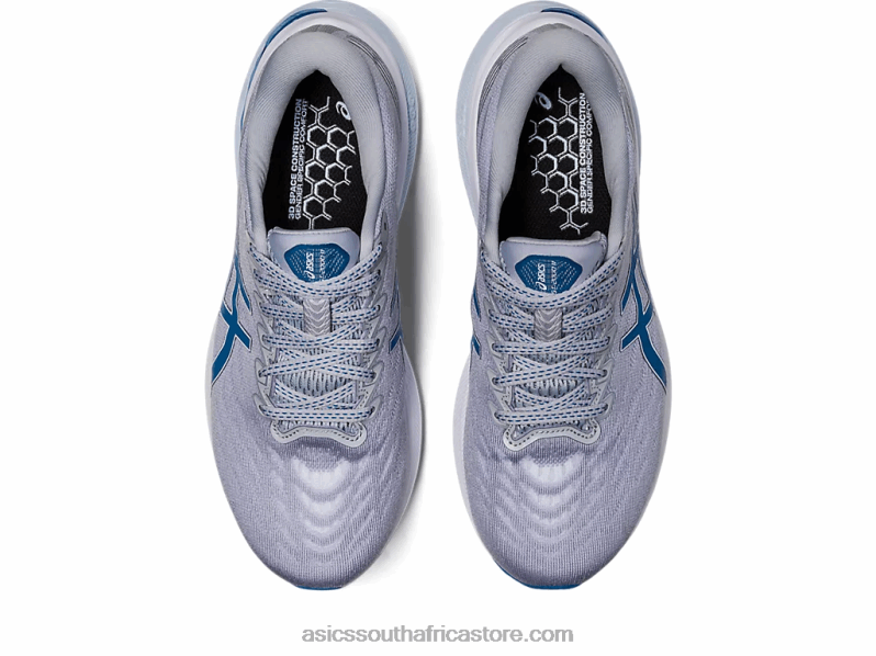 Women Asics Gt-2000 11 Wide LH4X02654 Piedmont Grey/Reborn Blue