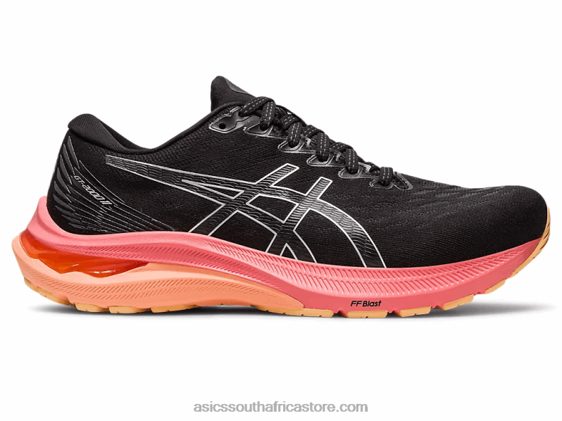 Women Asics Gt-2000 11 Wide LH4X02668 Black/Pure Silver