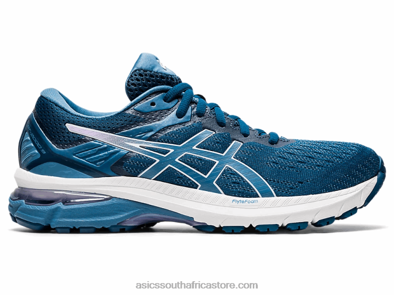 Women Asics Gt-2000 9 LH4X04120 Mako Blue/Grey Floss