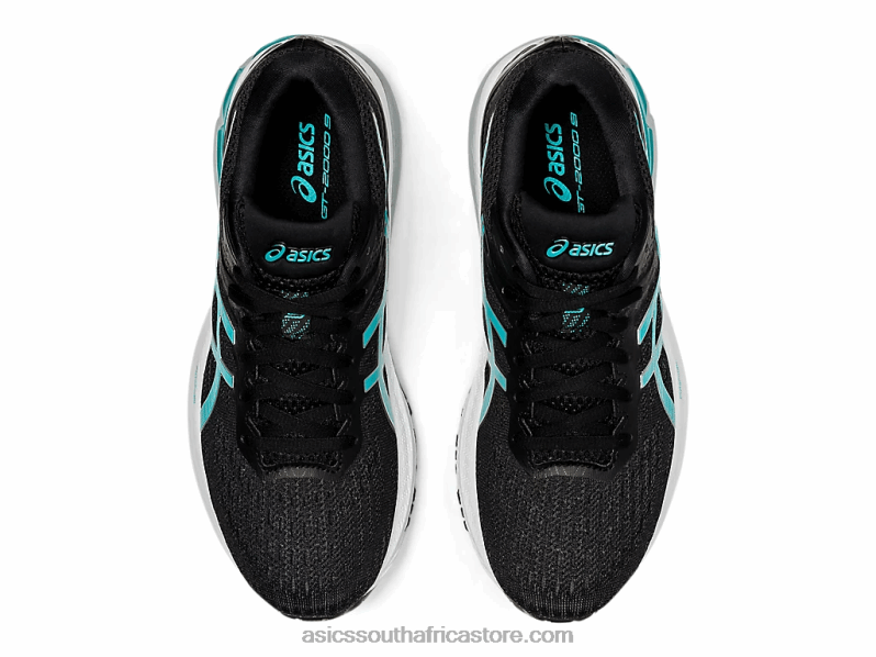 Women Asics Gt-2000 9 LH4X04125 Black/Techno Cyan