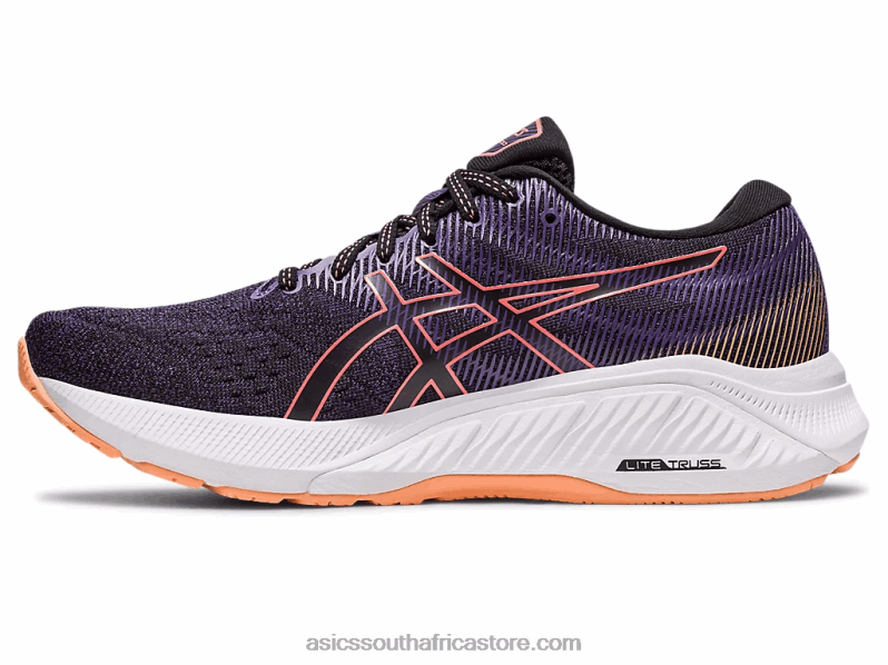 Women Asics Gt-4000 3 LH4X02613 Black/Papaya