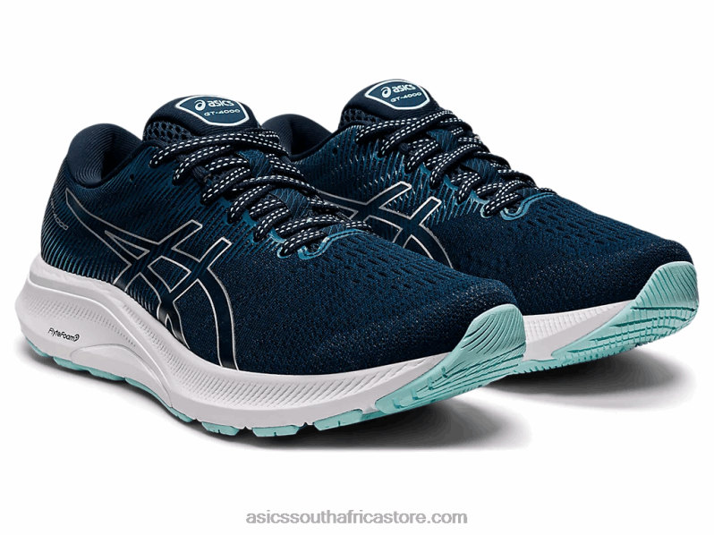 Women Asics Gt-4000 3 Wide LH4X02655 French Blue/Pure Silver