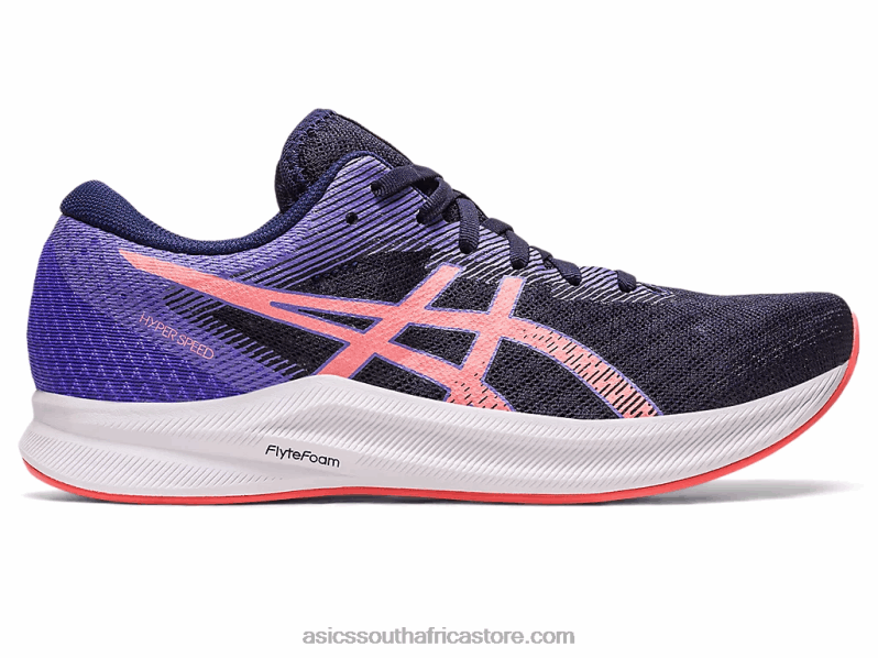 Women Asics Hyper Speed 2 LH4X02495 Midnight/Papaya