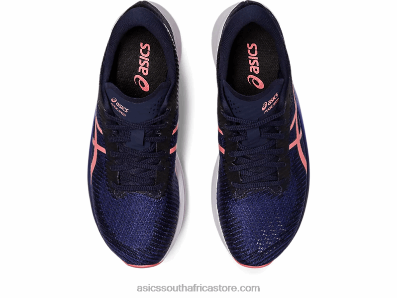 Women Asics Magic Speed 2 LH4X02327 Indigo Blue/Papaya