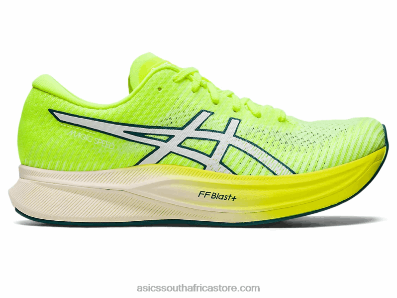 Women Asics Magic Speed 2 LH4X02700 Safety Yellow/White